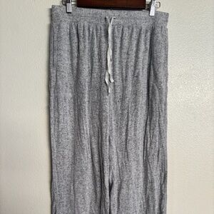 Preloved Donna Karan Sleepwear Grey Lounge Pants – Size Large – Soft & Cozy